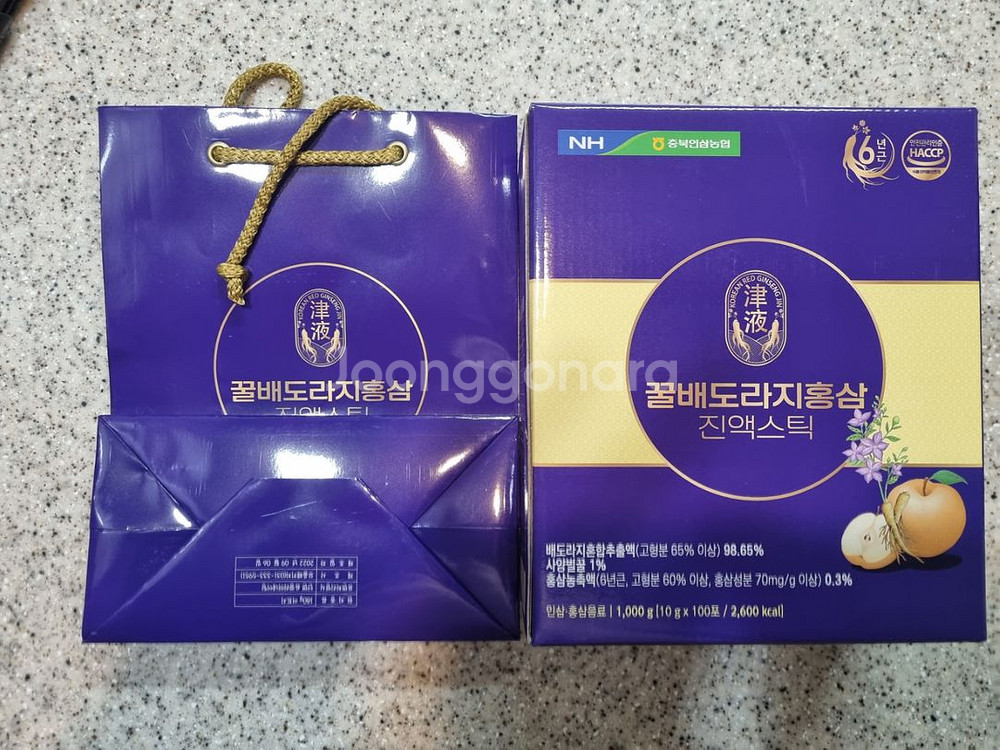 충북인삼농협 꿀배도라지 홍삼진액스틱 100포--0