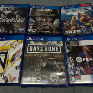 PS4 CD 팝니다 (6개)