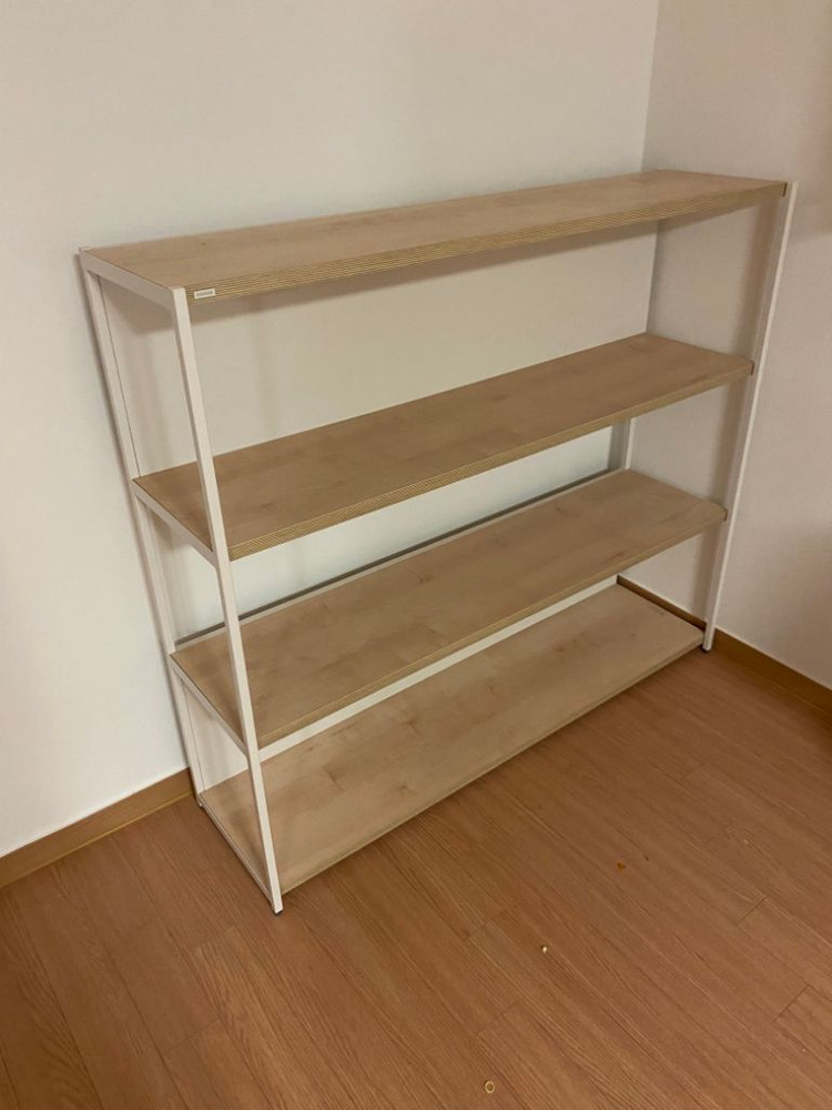 데스커 3단 오픈형 책장 선반--1