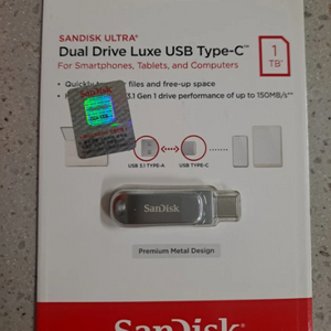 새상품 SANDISK USB TYPE C 1TB