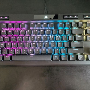 커세어 k70 RGB TKL 스피드 은측 팝니다.