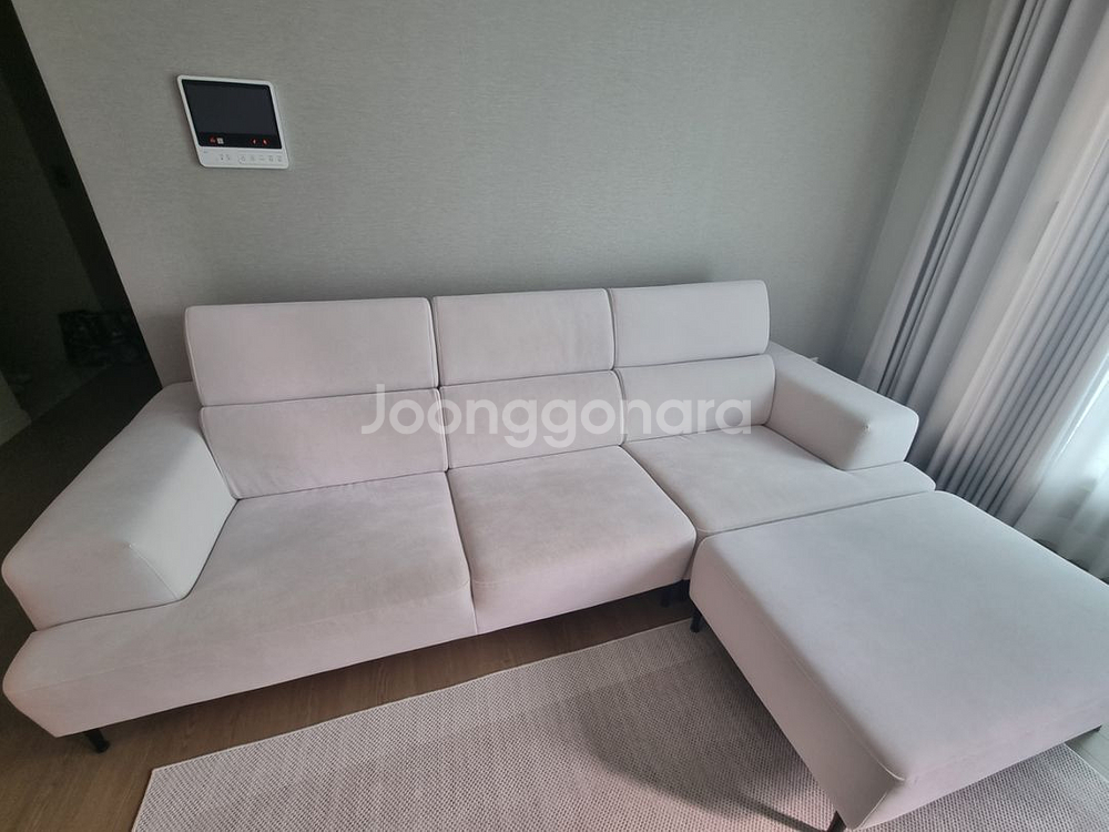 한샘 바흐 702 인피니모드2 4인용 쇼파 (스툴포함)--1