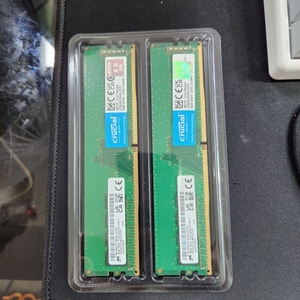 DDR4 8GB 크루셜 시금치 2개