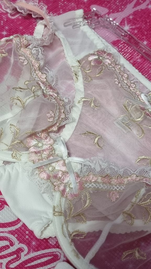 화이트 웨딩 란제리 브래지어&팬티 75B2종세트 이미지