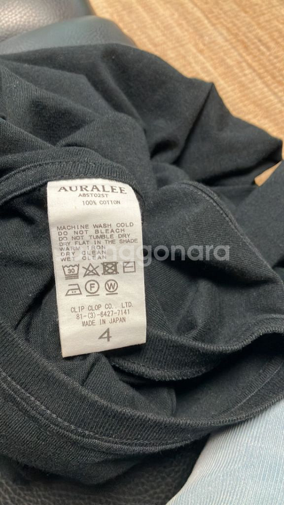 auralee 오라리 심리스 티셔츠--2