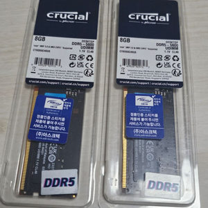 마이크론 cruclal DDR5-5600 CL46 8g