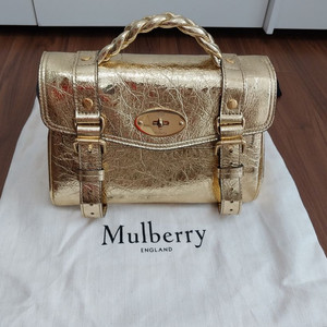 (새상품) MULBERRY 멀버리 미니 알렉사 메탈릭