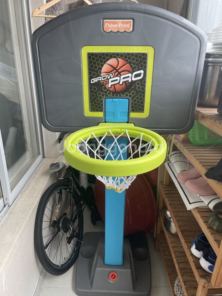 피셔프라이스 농구대 높이조절 가능--0