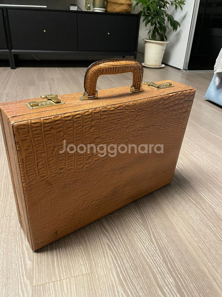 빈티지 악어가죽 여행가방 빈티지트렁크--1