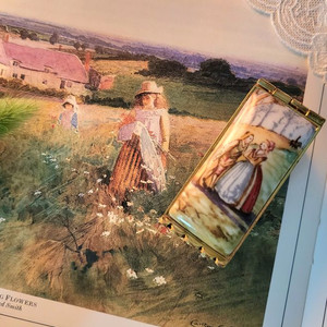 (특가세일)del prado 핸드페인팅 필박스 트링킷
