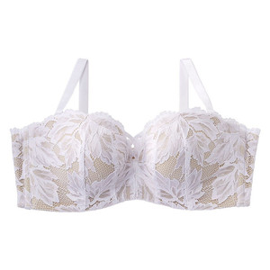 에메필 Strapless Lace Cross 하프컵