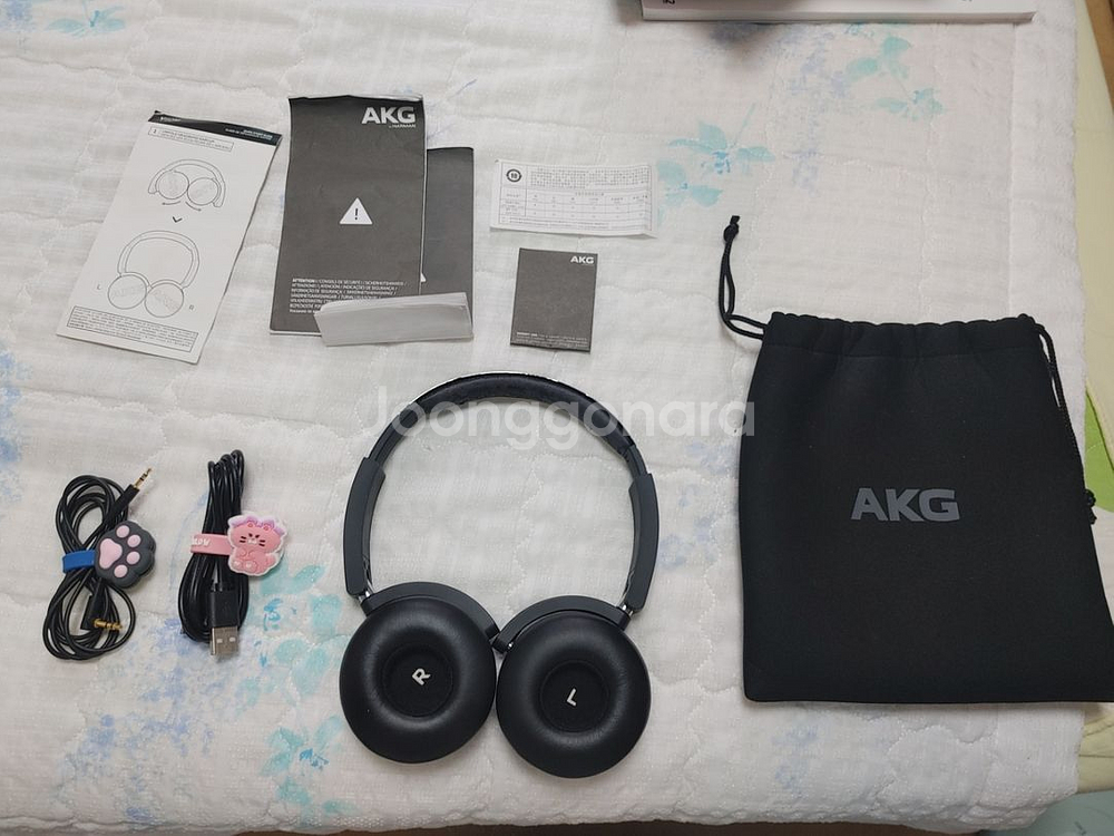 삼성 블루투스 akg 헤드셋--3