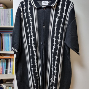 카비시 striped half sleeve knit s