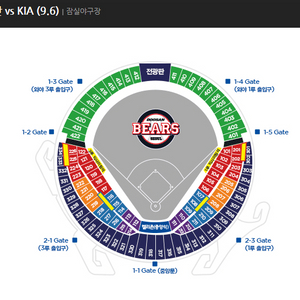 KIA vs. 두산 9월 6일 3루