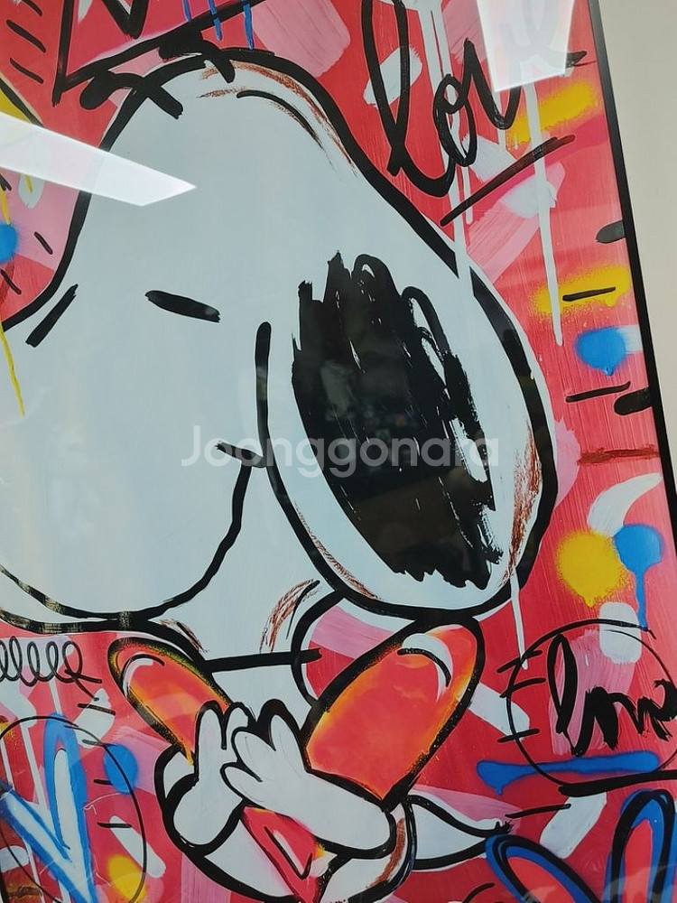 스누피 캐릭터 팝아트 카페 인테리어 포인트 그림 액자--3
