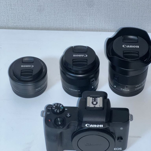 카메라 Canon eos m50 + 렌즈 3개 가격내림