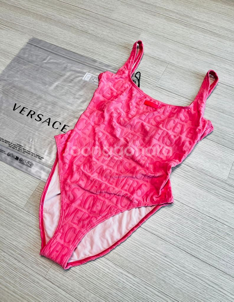 베르사체 수영복 레브벨벳 예리 모노키니 원피스 수영복--5