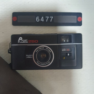 후지카 포켓 250 플래시 필름카메라 110미리 파우치