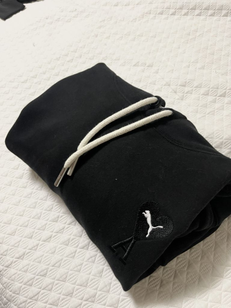 아미X퓨마 블랙 후드티 (XXL) 이미지