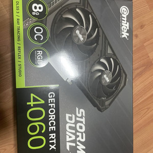 이엠텍 RTX4060 그래픽카드 어제받은 상품