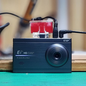 이에스브이 E1 플러스 2채널 중고블랙박스