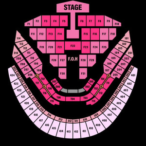 BLACKPINK 블랙핑크 콘서트 R석 F20,F24