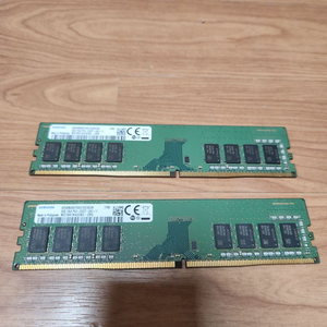 삼성ddr4 16기가 2400 8gx2 내놓습니다