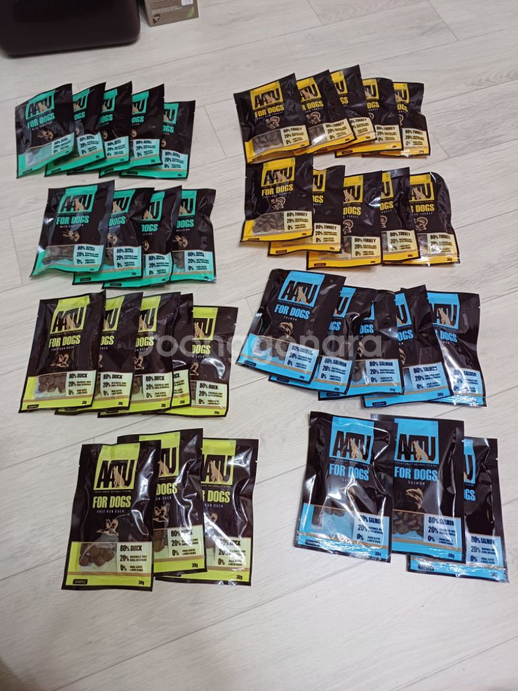 아투독 강아지사료 샘플 4종 35봉--0