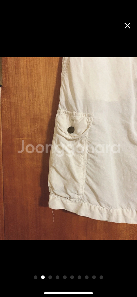 제이크루 J crew S 아이보리 린넨스커트--1