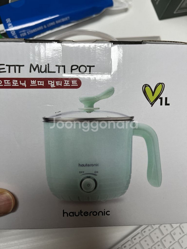 오뜨로닉 쁘띠 멀티포트 1L 민트(라면포트) 미개봉--1