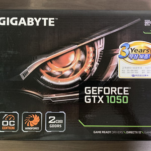 Geforce gtx1050 OC 2GB 판매합니다.