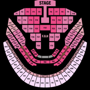 블랙핑크 토요일 F11구역 2연석 또는 4연석