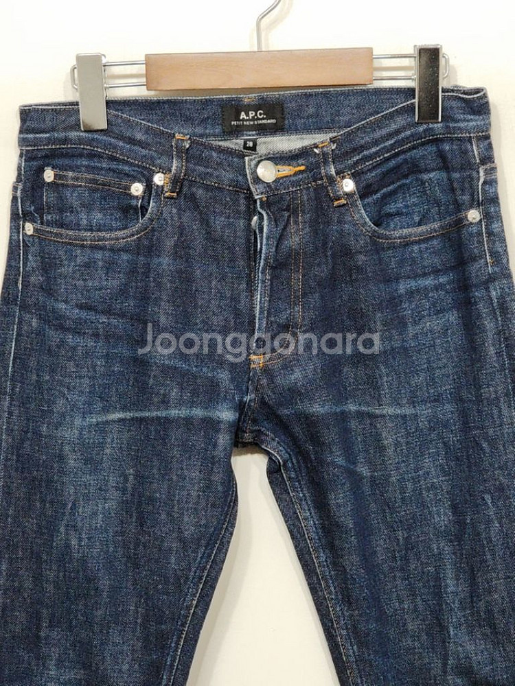 (28) 아페세 청바지 셀비지라인 APC 데님팬츠--1