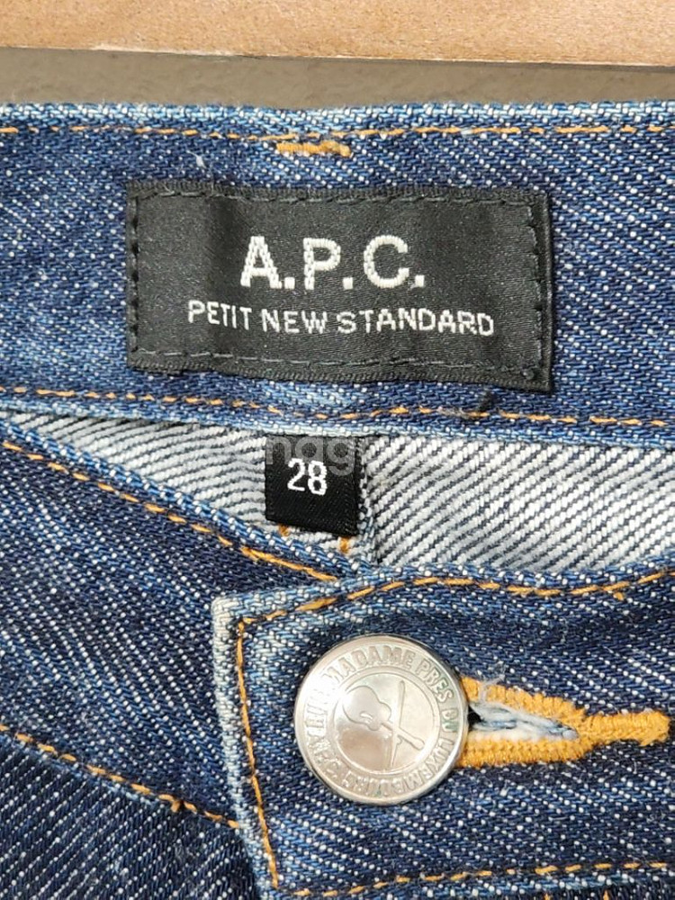 (28) 아페세 청바지 셀비지라인 APC 데님팬츠--2