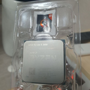AMD RYZEN 라이젠 5 3600 CPU 단품쿨러X