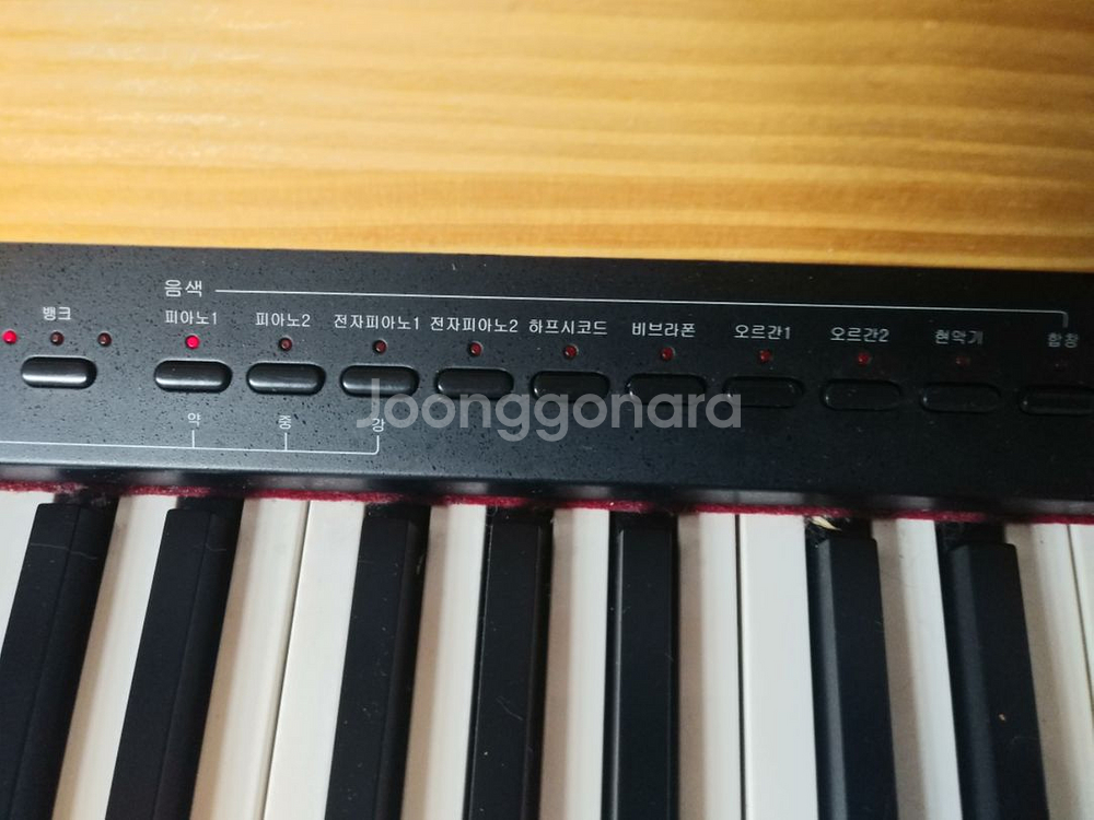 삼익전자피아노(88건반)/철제다리/피아노받침--3