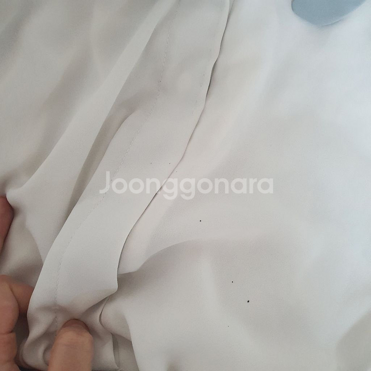화이트 민트 정장 블라우스 바지 세트--1