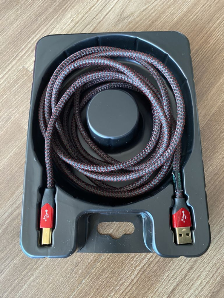 오디오퀘스트 시나몬 USB A to B 3m 케이블 이미지