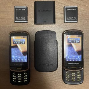 애니콜 조르지오 아르마니폰 SPH-W8200 두대 일괄