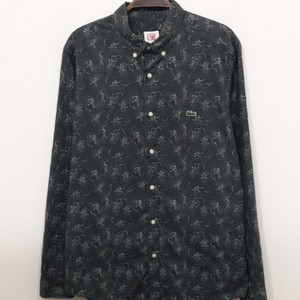 (M) 라코스테 셔츠 패턴 프린팅 남방 캐주얼