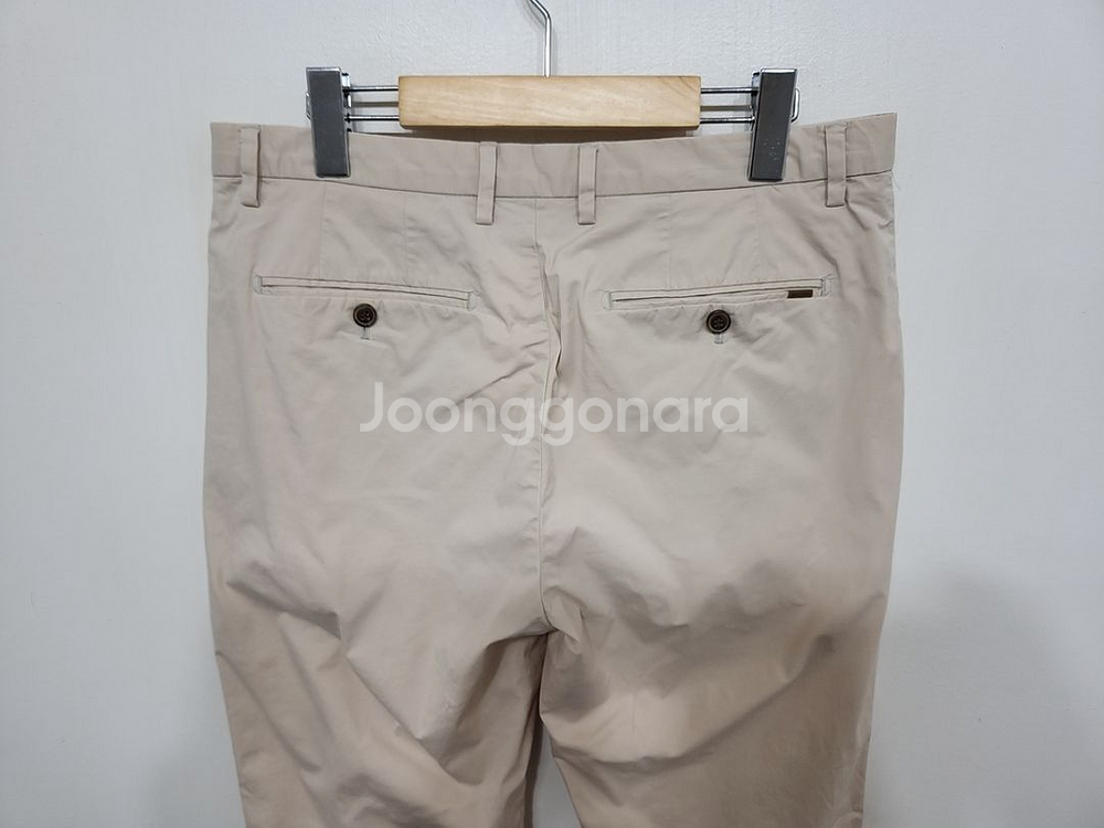 (33) 헤지스 면바지 베이지 스판 치노팬츠--7
