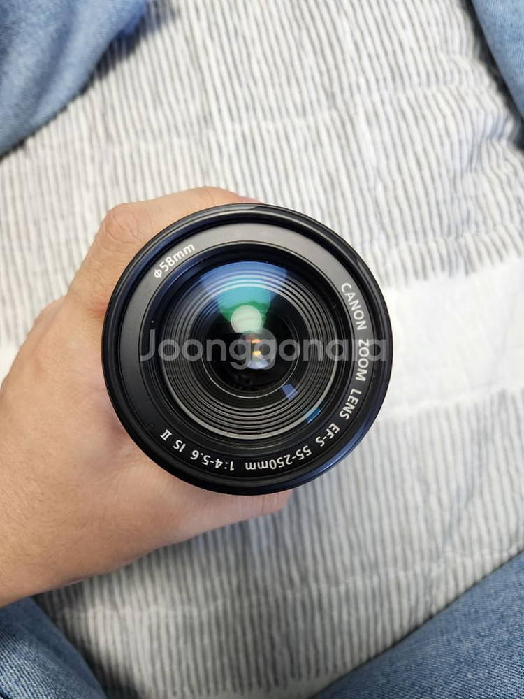 캐논 EFS 55-250mm IS II 망원렌즈--1