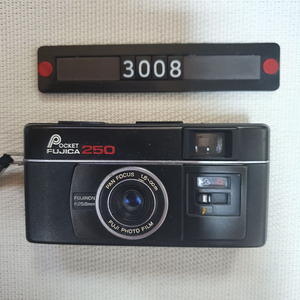 후지카 포켓 250 플래시 필름카메라 110mm