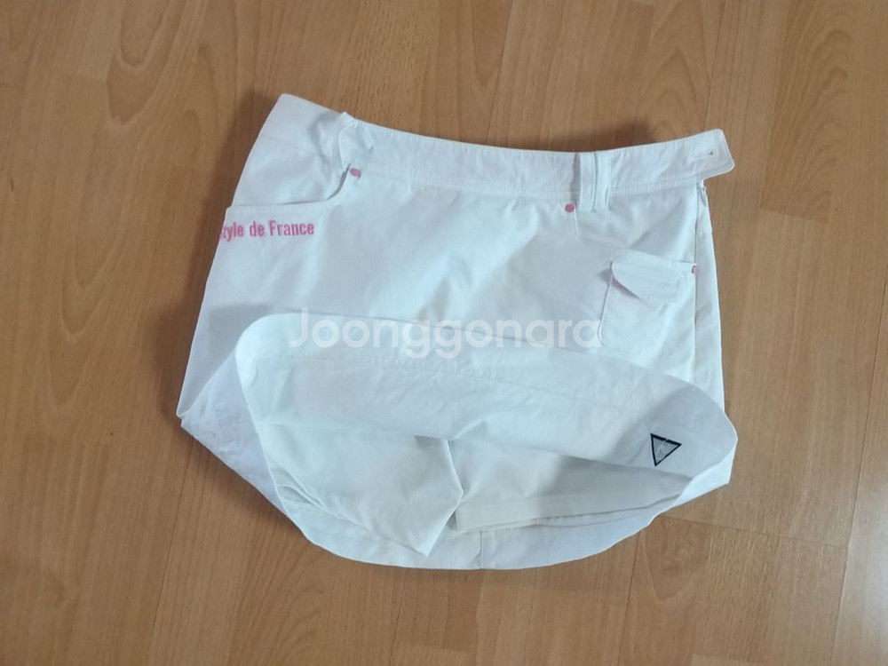 여성 르꼬끄스포르티브 골프 봄.여름 골프치마(스판27)--1