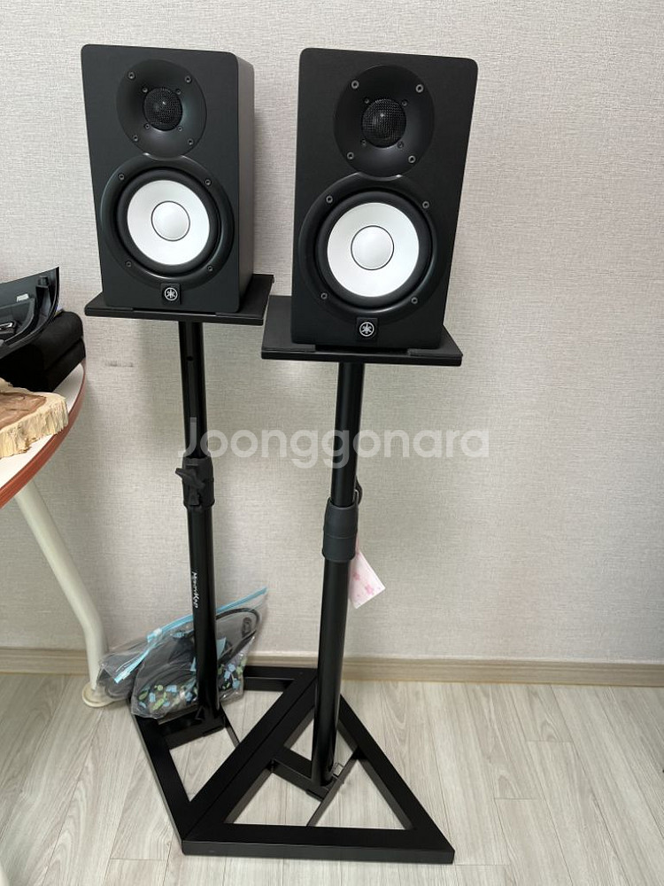 야마하 스피커 HS5 1조세트 스텐드 방진패드포함--0