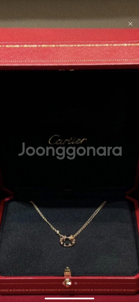 까르띠에 러브 투다이아 목걸이(로즈골드)--3