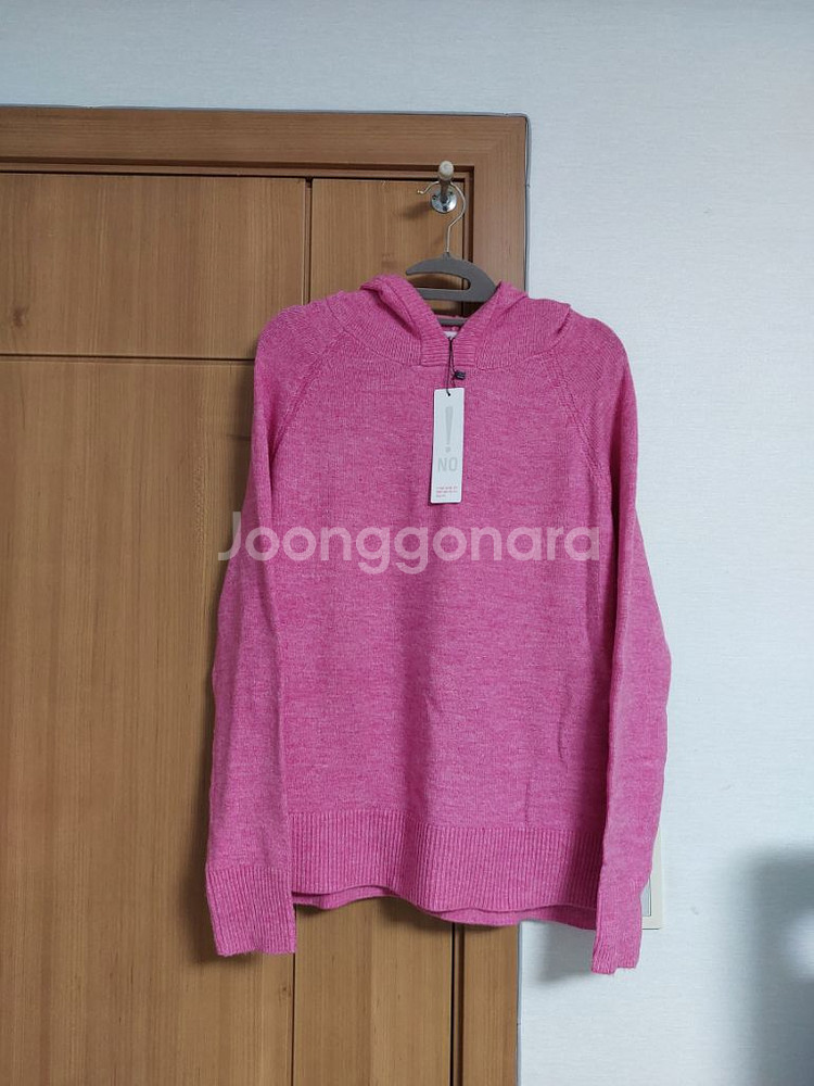 택새옷 66)라삐아프 후드 니트티--1