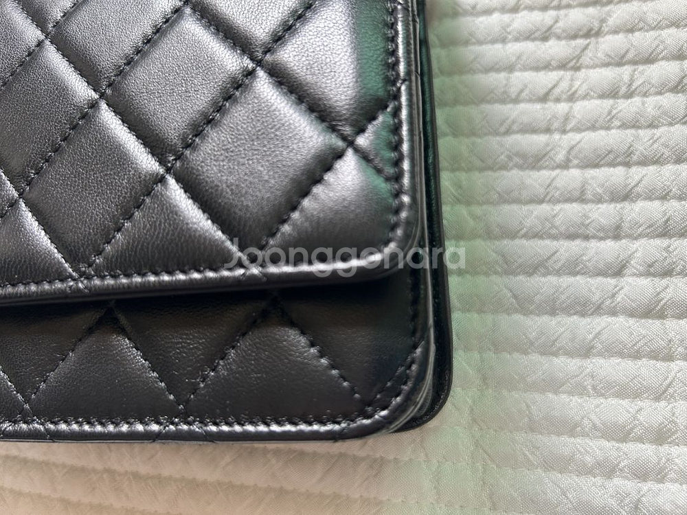 샤넬 woc 은장 램스킨 정품--8