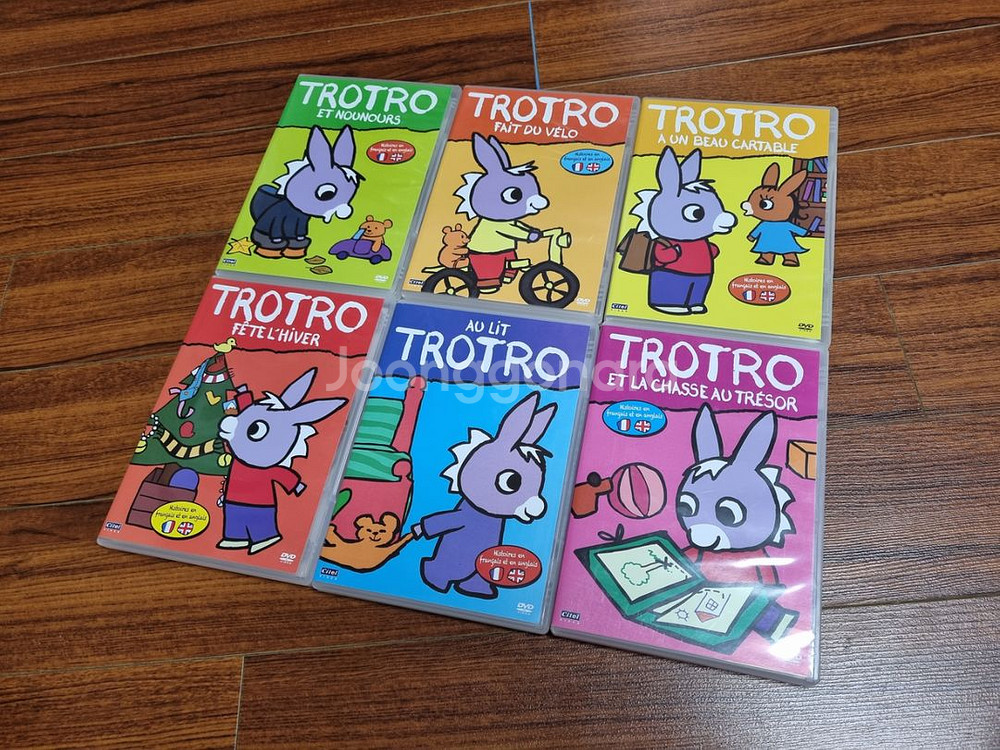 Trotro DVD 6개 세트--0