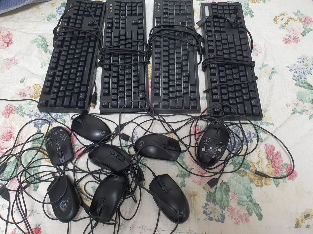 pc방폐업 모니터,마우스,키보드 정리합니다 | 중고나라 - 안심되는 중고거래